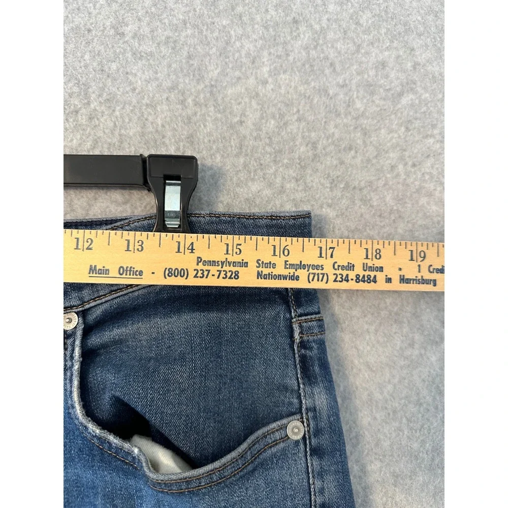 Citizens of Humanity The London Jeans Mens 33 Blue Slim Fit Distressed 6170-1414